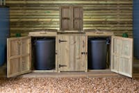 Dust Bin Enclosure For 3 x  Dust Bins