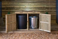 Dust Bin Enclosure For 2 x  Dust Bins