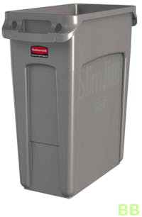 60 Ltr Slim Jim® Beige Body with Venting Channels
