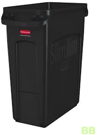 60 Ltr Slim Jim® Black Body with Venting Channels