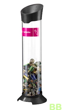 Battery Recycling Tube 10ltr Black