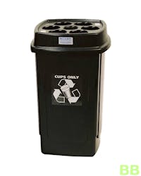 Standard Beca Bin Cup With Charcoal Base