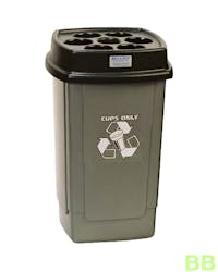 Standard Beca Bin Cup With Silver Base