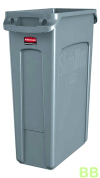 87Ltr Slim Jim® Grey Body with Venting Channels