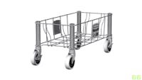 Rubbermaid Stainless Steel Dolly for Slim Jim®