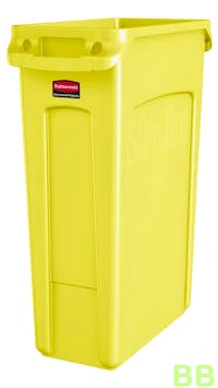 87Ltr Slim Jim® Yellow Body with Venting Channels