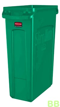87Ltr Slim Jim® Green Body with Venting Channels