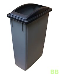 SlimBin Grey 87ltr Bin w/ Black Frame General Lid