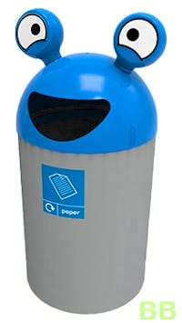 Hi Style 75ltr Paper Recycling School Bin