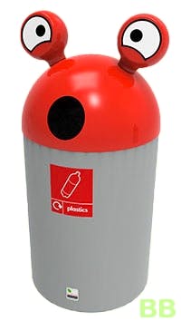 Hi Style 75ltr Plastic Bottles Recycling School Bin