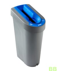 Grey 70 Ltr Ultimate Bin with Blue Paper Lid