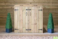 Wheelie Bin Enclosure For Two Standard 240Ltr Wheelie Bins