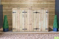 Wheelie Bin Enclosure For Three Standard 240 ltr Wheelie Bins