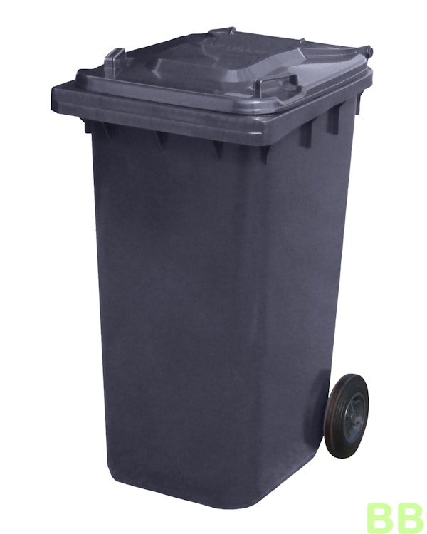 Grey 240l Wheelie Bin 