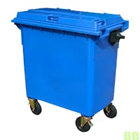 Blue 770 ltr Wheelie Bin