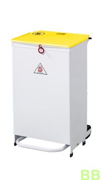 50Ltr Fire Retardant Clinical Waste Pedal Bin