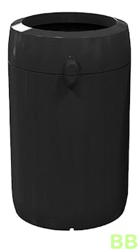 Duchy Round Open Top 130 Ltr Litter Bin with Ballast