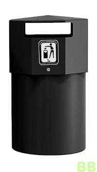 Octopus Jumbo Hooded 150 Ltr Litter Bin