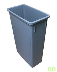 Dark Grey Slim Bin Body 87 Ltr (BODY ONLY)