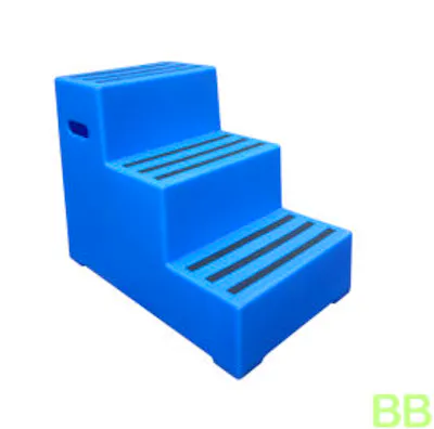 3 Step Heavy Duty Step - Blue
