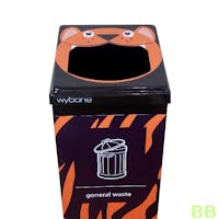 Transparent Animal Recycling Box 60Ltr - General Waste