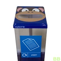 Transparent Animal Recycling Box 60Ltr - Paper