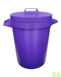 Purple 90 Ltr Dustbin