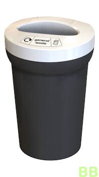 HiStyle 95Ltr D Shaped Bin - General Waste