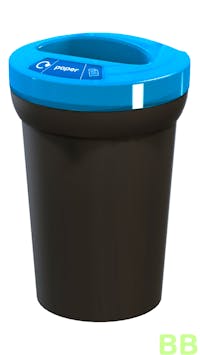 HiStyle 95Ltr D Shaped Bin - Plastics