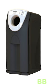 HiStyle 140Ltr With White General Waste Aperture
