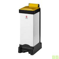 25ltr Hands Free Fire Retardant Plastic Sackholder with Black lid - Removable Body