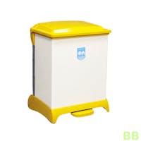 42Ltr hands Free Plastic Bins with a Removable Plastisol Body, Integrated Castors and Handle - Black