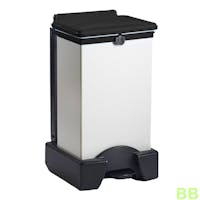 65ltr Hands Free Fire Retardant Plastic Sackholder with Black lid - Removable Body