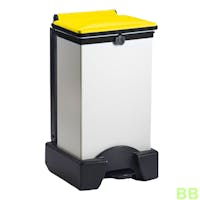 65ltr Hands Free Fire Retardant Plastic Sackholder with Black lid - Removable Body