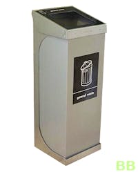60 Ltr Internal Metal Recycling Unit - Silver