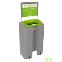 HiStyle 90Ltr SlimGo Recycling Bin - Mixed Recycling