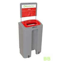 HiStyle 90Ltr SlimGo Recycling Bin - Plastics