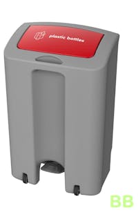 HiStyle 90Ltr SlimStep Recycling Bin - Plastics