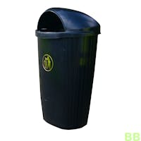 50Ltr Round Wall Mounted Litter Bin