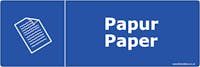 WRAP Vinyl Long Sticker for Paper - Welsh and English