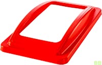 SlimBin Lid General Waste Red (No Flaps)