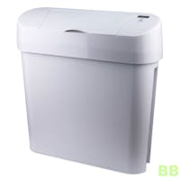 Automatic-Opening 15Ltr Sanitary Bin - White
