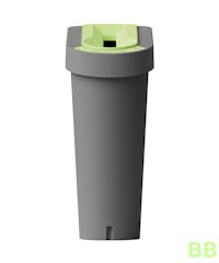 Grey 70 Ltr Ultimate Bin with Mixed Recycling Lid