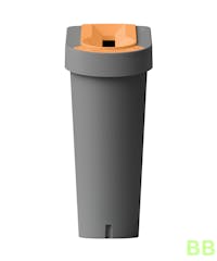 Grey 70 Ltr Ultimate Bin with Plastic & Metal Waste Lid
