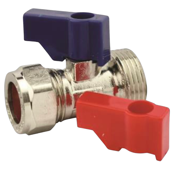 15mm x ¾ Inch Straight Washing Machine Tap.