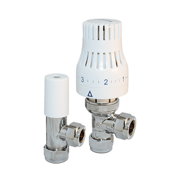 Salus 15mm Angled Thermostatic Radiator Valve