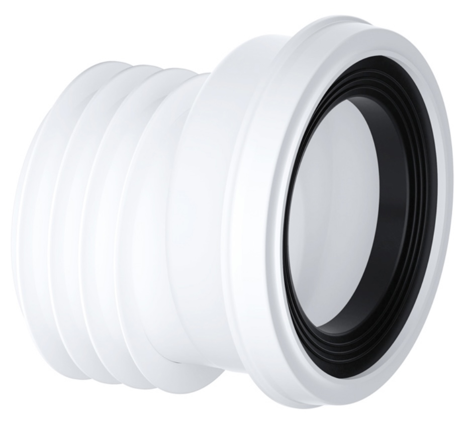 Viva Sanitary 110mm 20mm Offset Pan Connector - View #2