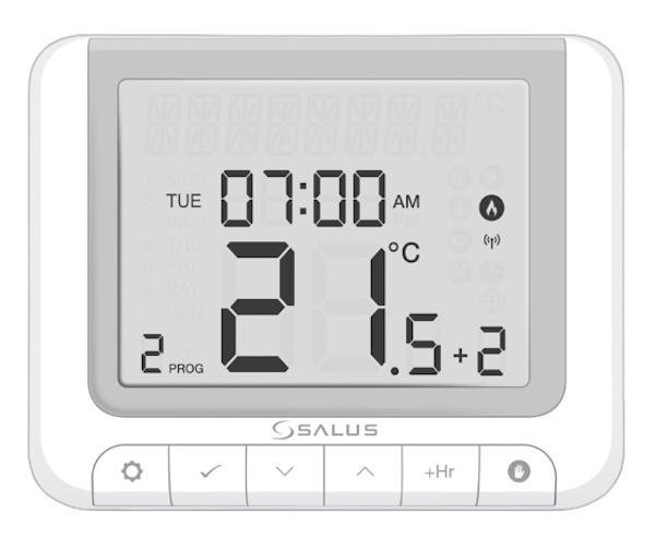 Salus Programmable Room Thermostat RT520TX : Direct Plumbing Supplies