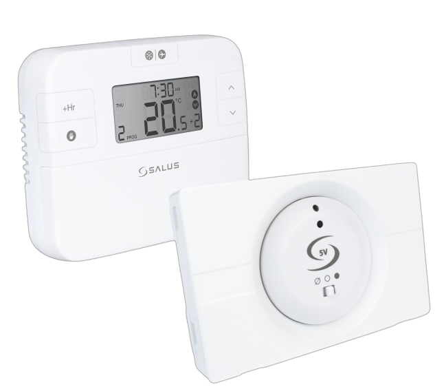 Salus Wireless Programmable Thermostat RT510LG+5V+