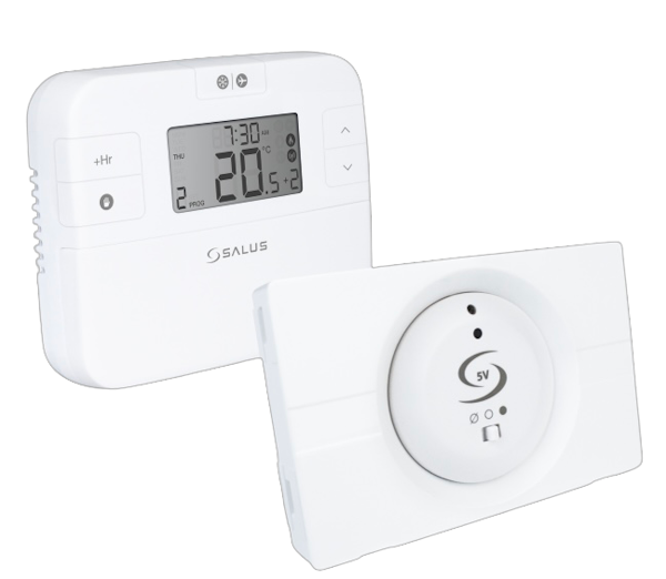 Salus Wireless Programmable Thermostat RT510LG+5V+